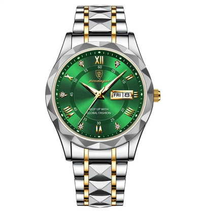Waterproof Men's Sports Watch with Glow in Dark Face
