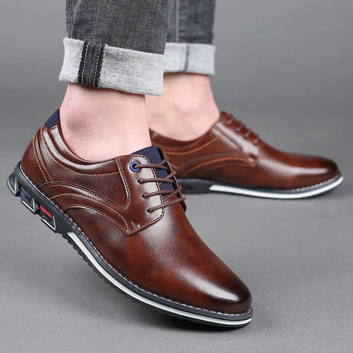 Classic Polished Orthopedic Office Shoes