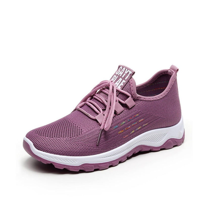 Comfortable Women's Breathable Sneakers - BritishElegance