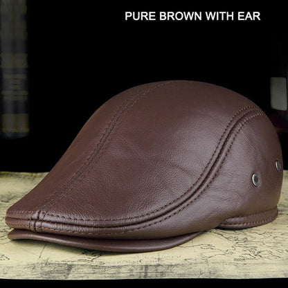 Authentic Leather Father's Baseball Cap