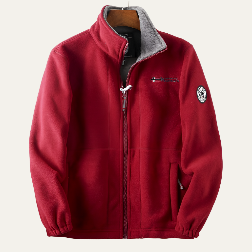 Men’s Outdoor Structured Fleece Zip Jacket