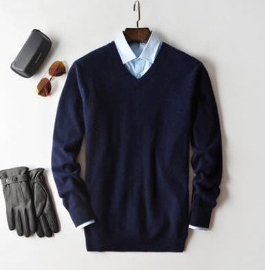 Luxurious Cashmere Crew Neck Classic Sweater
