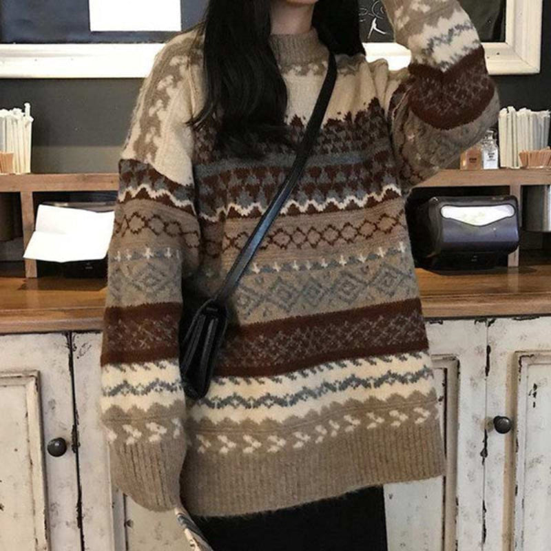 Classic Ladies Winter Knit Sweater