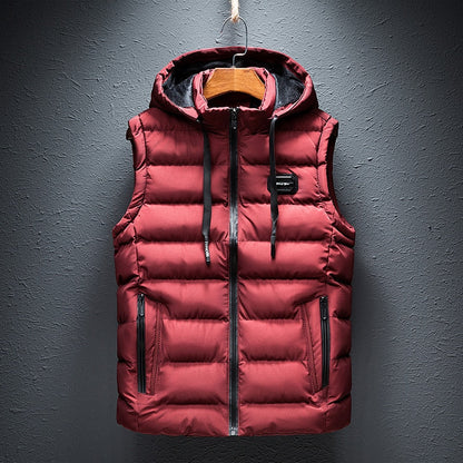 Men’s Recon Thermal Vest | Hooded Puffer Gilet – Warm & Water-Resistant