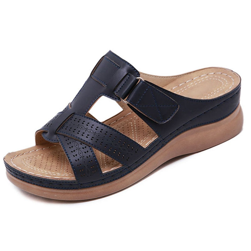 Comfortable Walking Wedge Sandals for Women - BritishElegance