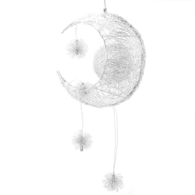 Stylish LED Moon Star Pendant Light Fixture