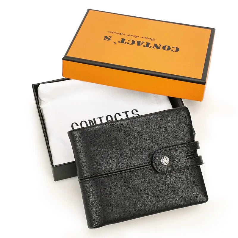 Vintage Brown Leather Men's Wallet
