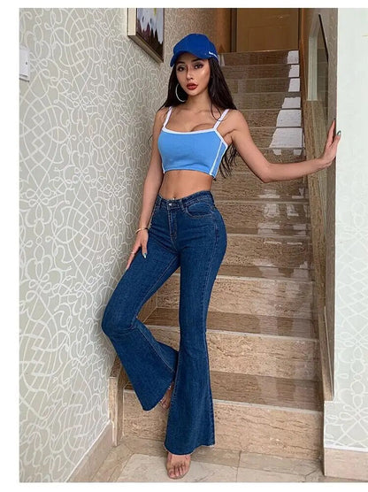 Classic Comfortable Wide Leg Women's Jeans