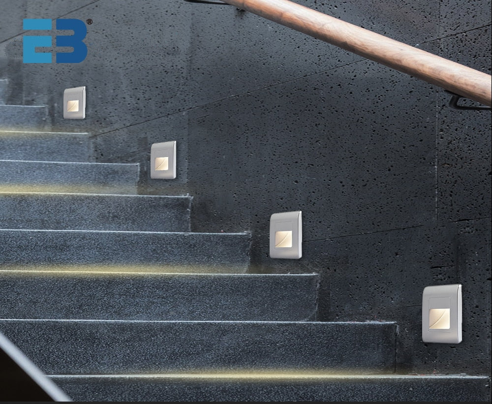 Motion Sensor LED Staircase Light With 4 Color Choices - BritishElegance