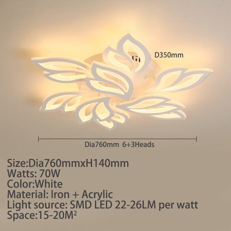 Elegant Floral Ceiling Lights