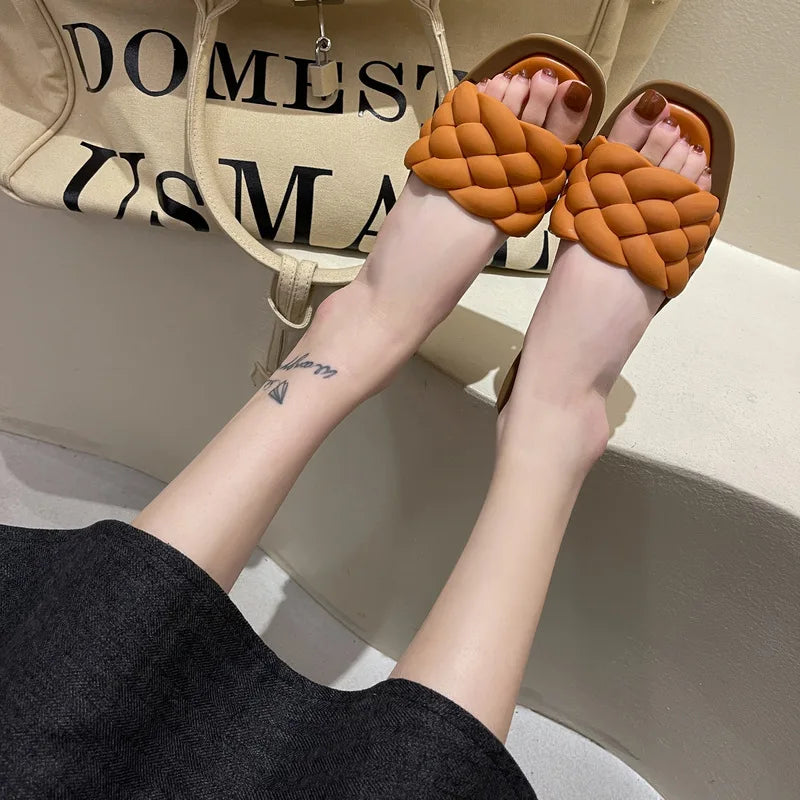 Comfortable Womens Summer Slide Sandals