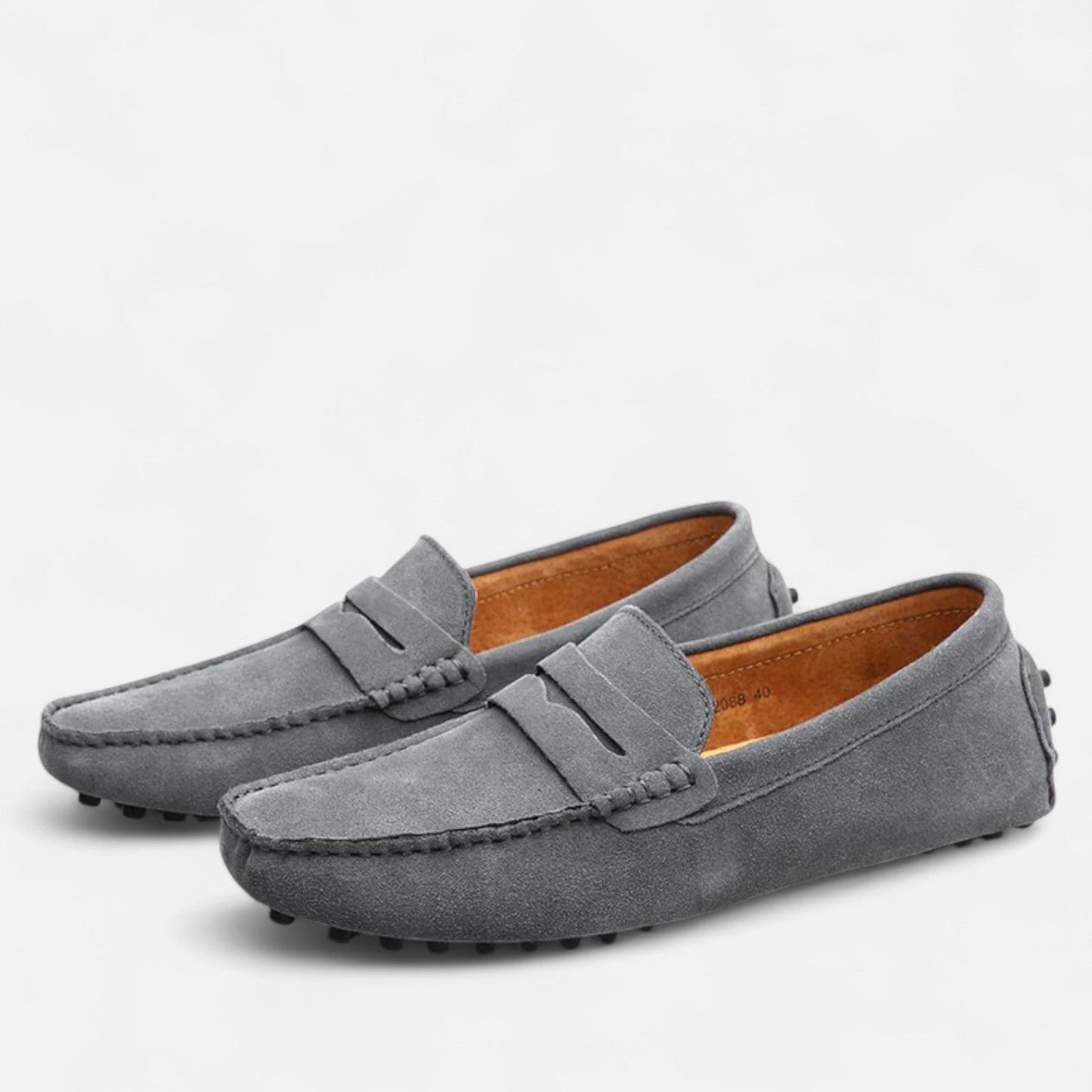 Men’s Suede Penny Driving Loafers