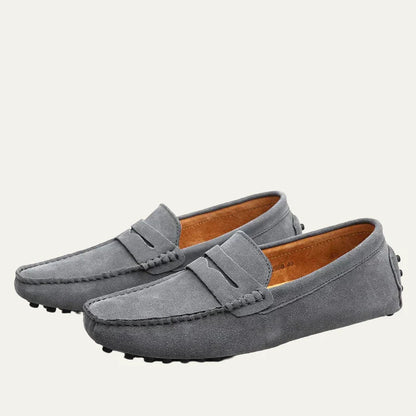 Men’s Suede Texture Slip On Driving Moccasins