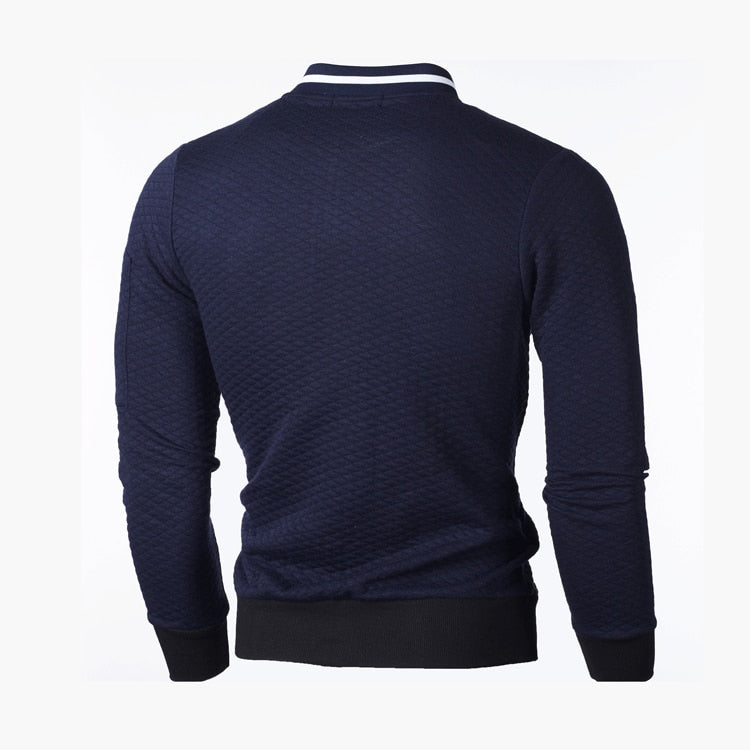 Men’s Diamond Quilted Full Zip Bomber Jacket