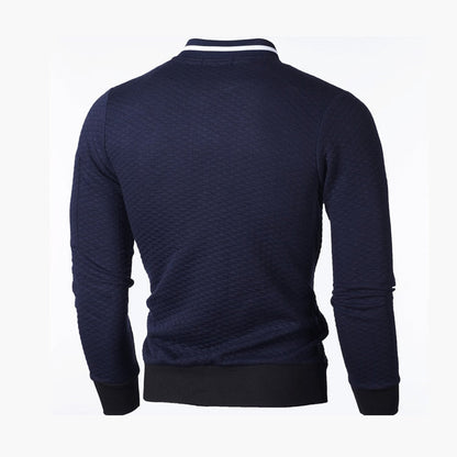 Men’s Diamond Quilted Full Zip Bomber Jacket