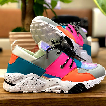 Colorful Women's Fashion High Top Sneakers