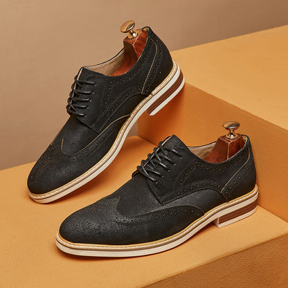 Zaviar Genuine Leather Shoes