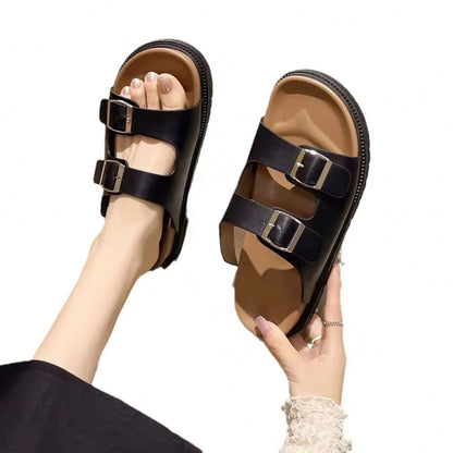 Women's Chic Peep Toe Sandals with Sparkly Details