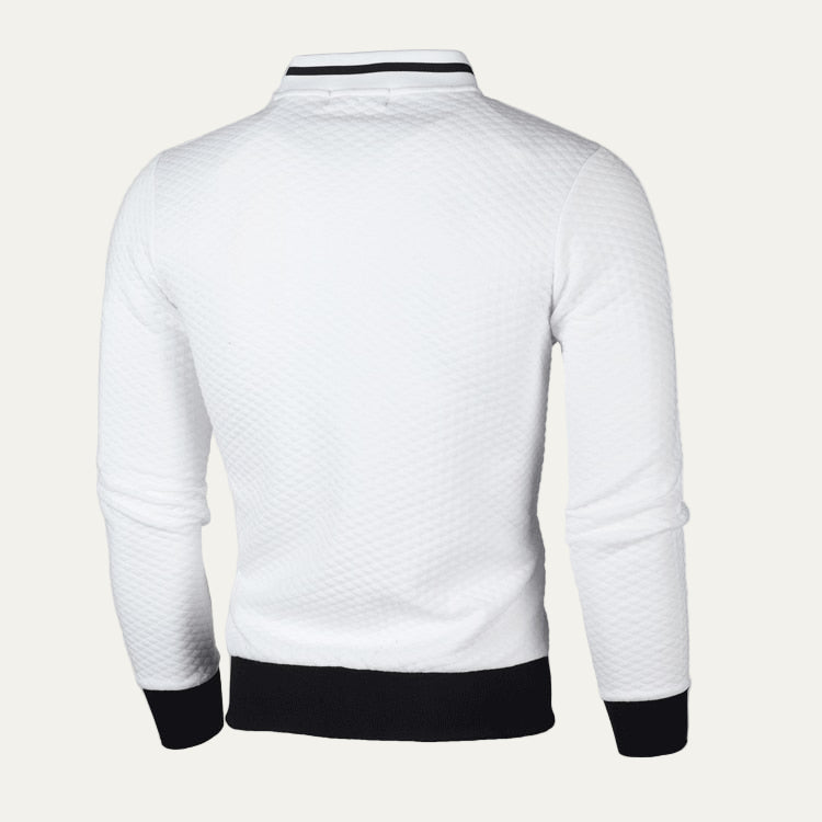 Men’s Diamond Quilted Full Zip Bomber Jacket