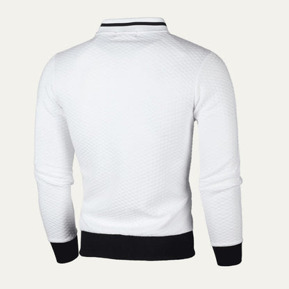 Men’s Diamond Quilted Full Zip Bomber Jacket