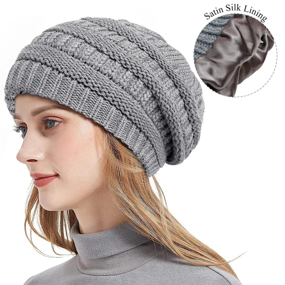 Soft Women's Cable Knit Winter Hat - BritishElegance