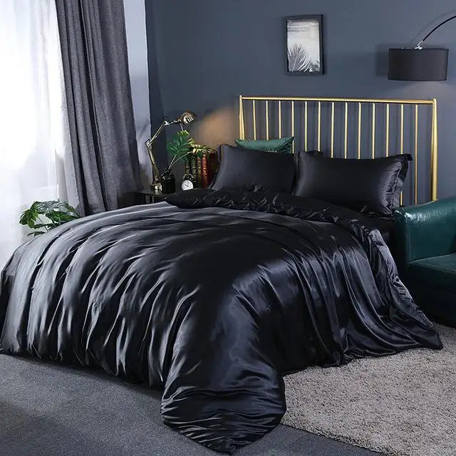 Soft 4-Piece Bed Set Sheets Duvet Cover Pillowcases