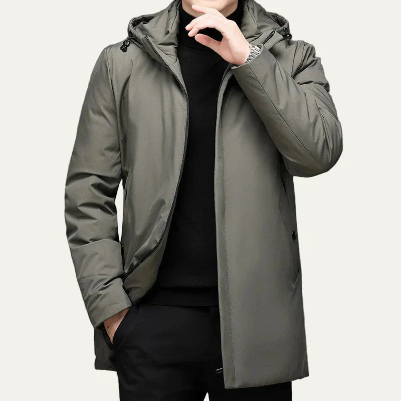 Men’s Water Resistant Hooded Parka