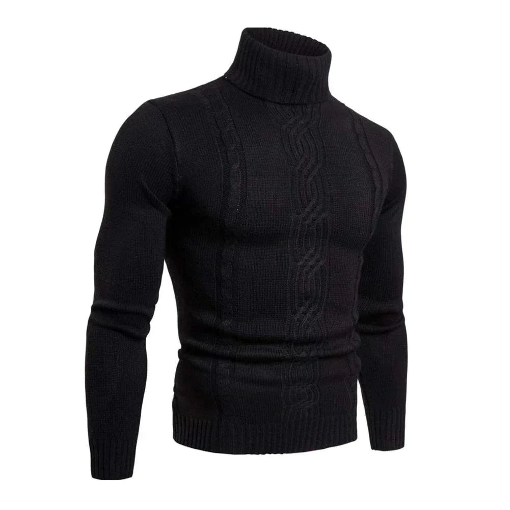 Alexander | Cotton turtleneck sweater for men