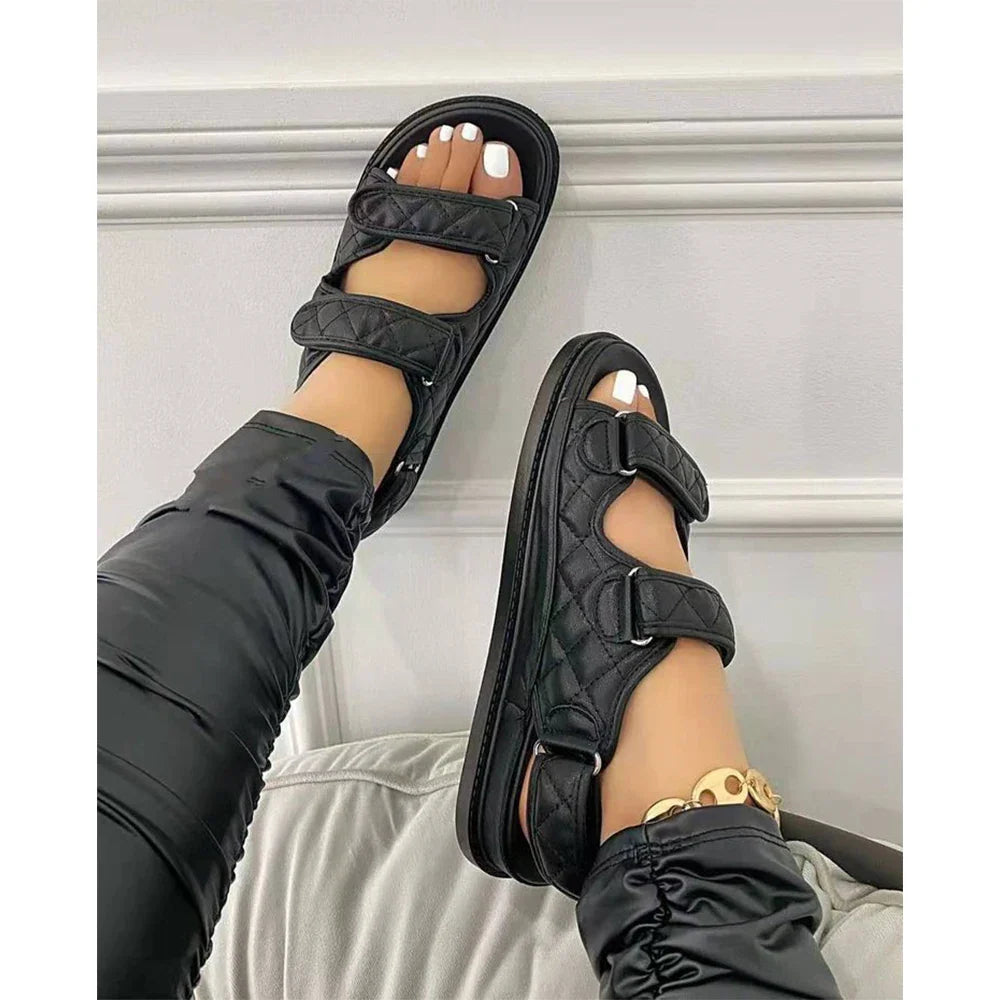 Comfortable Women's Flat Sandals - Lightweight Summer Beach Shoes - BritishElegance