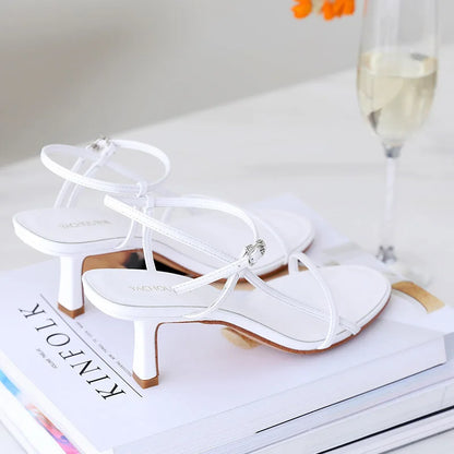 Elegant High Heel Women's Summer Sandals