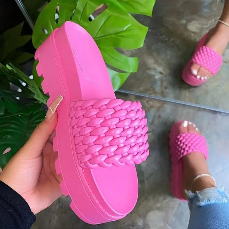 Women's Woven High Heel Sandals