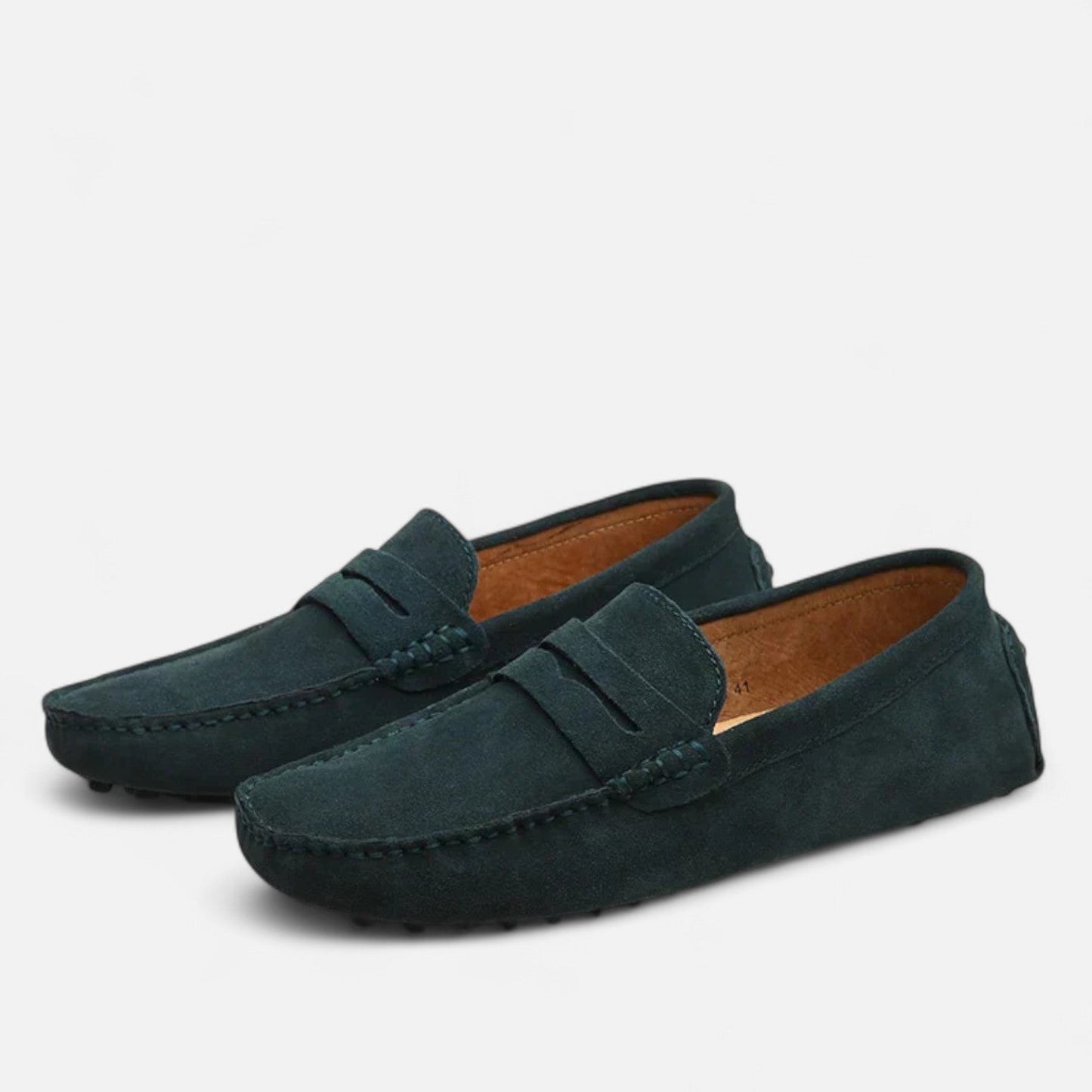 Men’s Suede Penny Driving Loafers