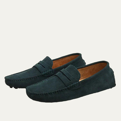 Men’s Suede Texture Slip On Driving Moccasins