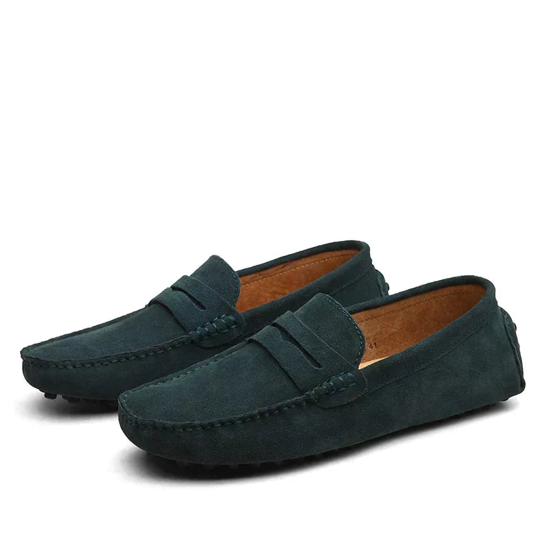 Stylish Men's Suede Slip On Shoes