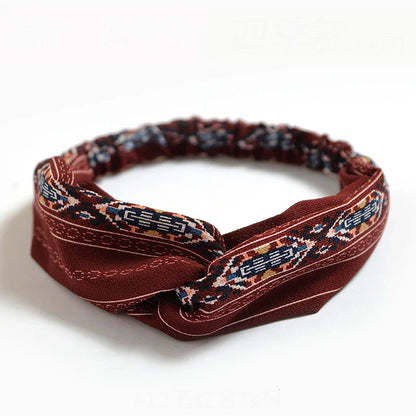 Bohemian Chic Headband – Soft Elastic Hair Tie