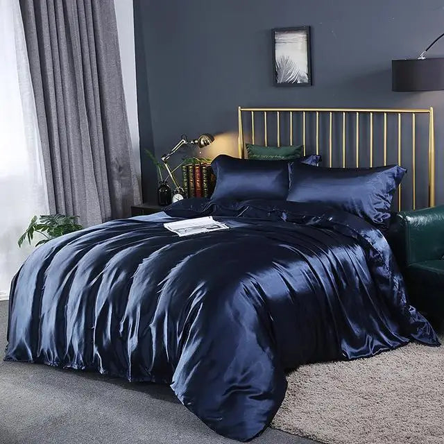 Soft 4-Piece Bed Set Sheets Duvet Cover Pillowcases