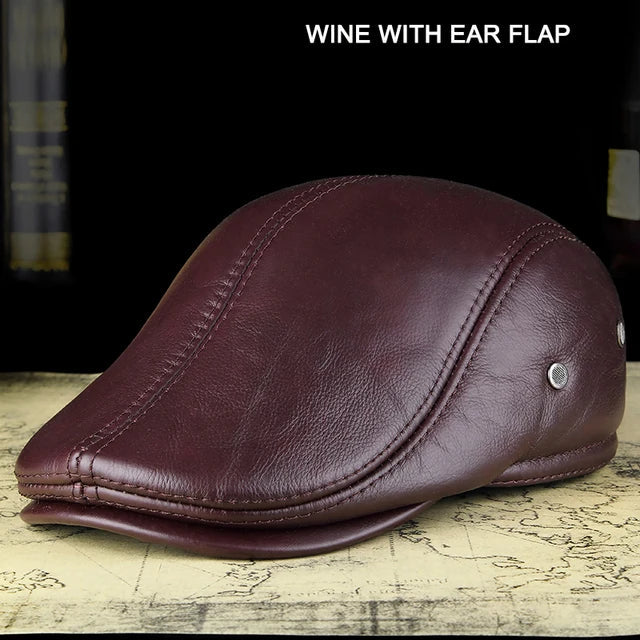 Authentic Leather Father's Baseball Cap