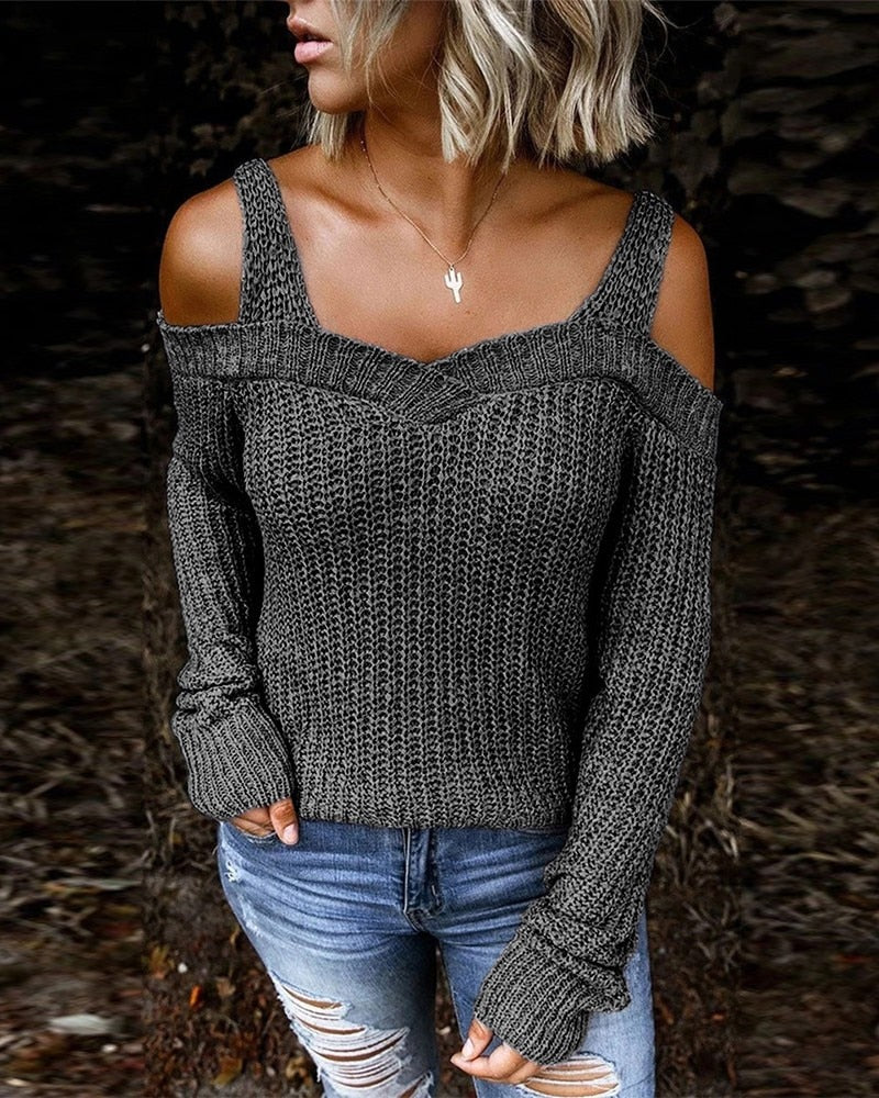 Classic Women's Crew Neck Winter Sweater