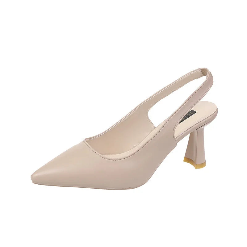 Low Heel Slip On Sandals for Women