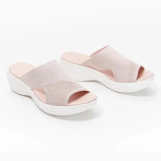 Supportive Wide Fit Flat Sandals for Women