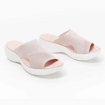 Supportive Wide Fit Flat Sandals for Women