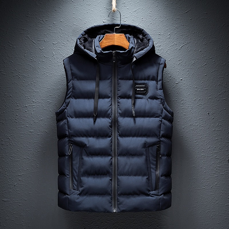 Men’s Recon Thermal Vest | Hooded Puffer Gilet – Warm & Water-Resistant