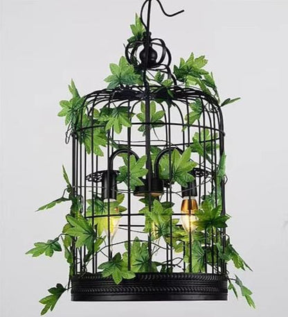 Rustic Metal Cage Pendant Light