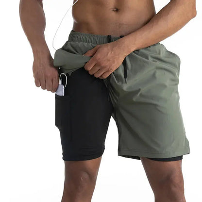 Running Shorts with Liner & Phone Pocket – Comfort & Functionality