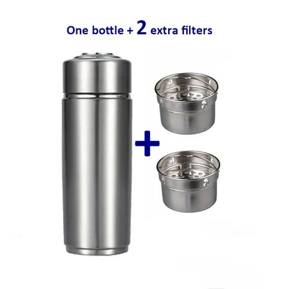 Portable Alkaline Hydrogen Infused Water Bottle