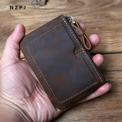 Small Genuine Leather Coin Purse - BritishElegance