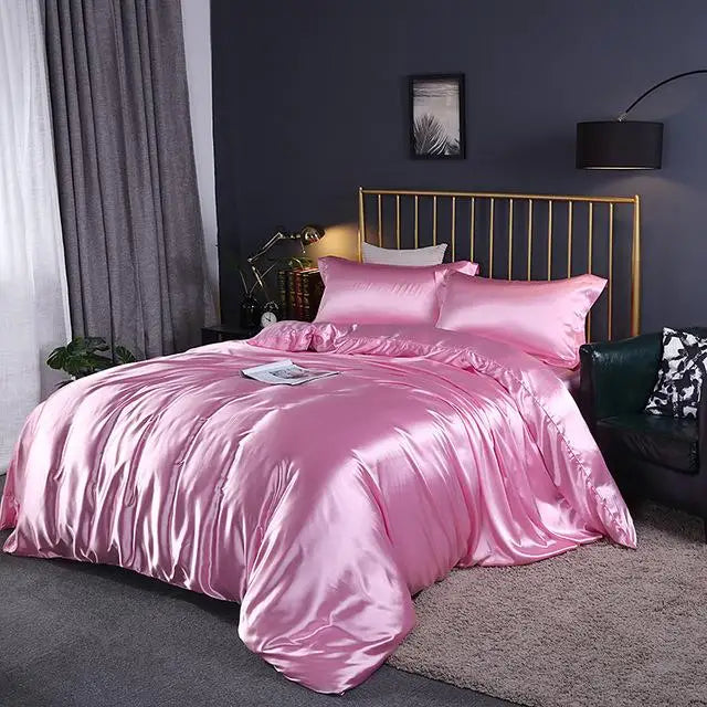 Soft 4-Piece Bed Set Sheets Duvet Cover Pillowcases