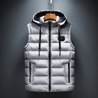 Men’s Recon Thermal Vest | Hooded Puffer Gilet – Warm & Water-Resistant