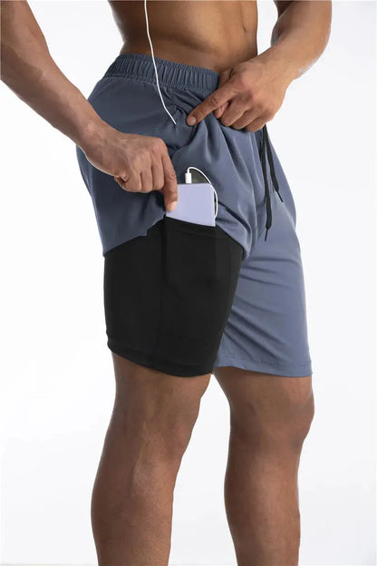 Running Shorts with Liner & Phone Pocket – Comfort & Functionality