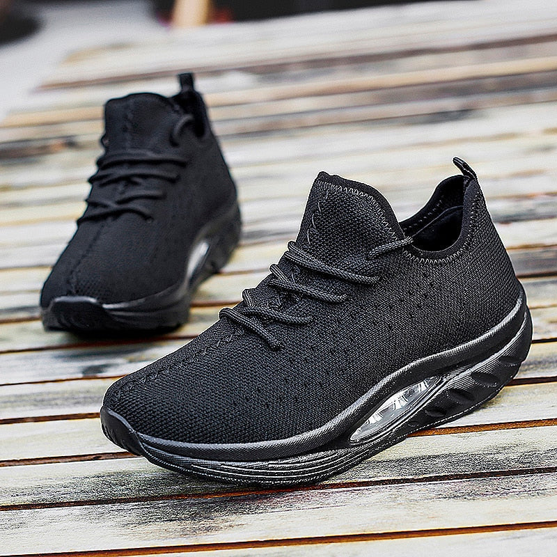 Comfortable Women's Running Shoes with Colorful Print